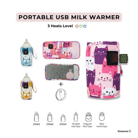 Portable USB Milk Warmer – Keeps Milk Warm with 3 Heat Levels