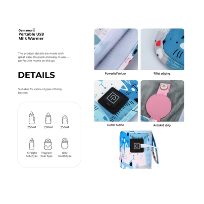 Portable USB Milk Warmer – Keeps Milk Warm with 3 Heat Levels