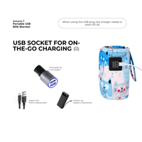 Portable USB Milk Warmer – Keeps Milk Warm with 3 Heat Levels