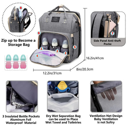 OZmama™ Baby Essentials Bag, Waterproof, High quality