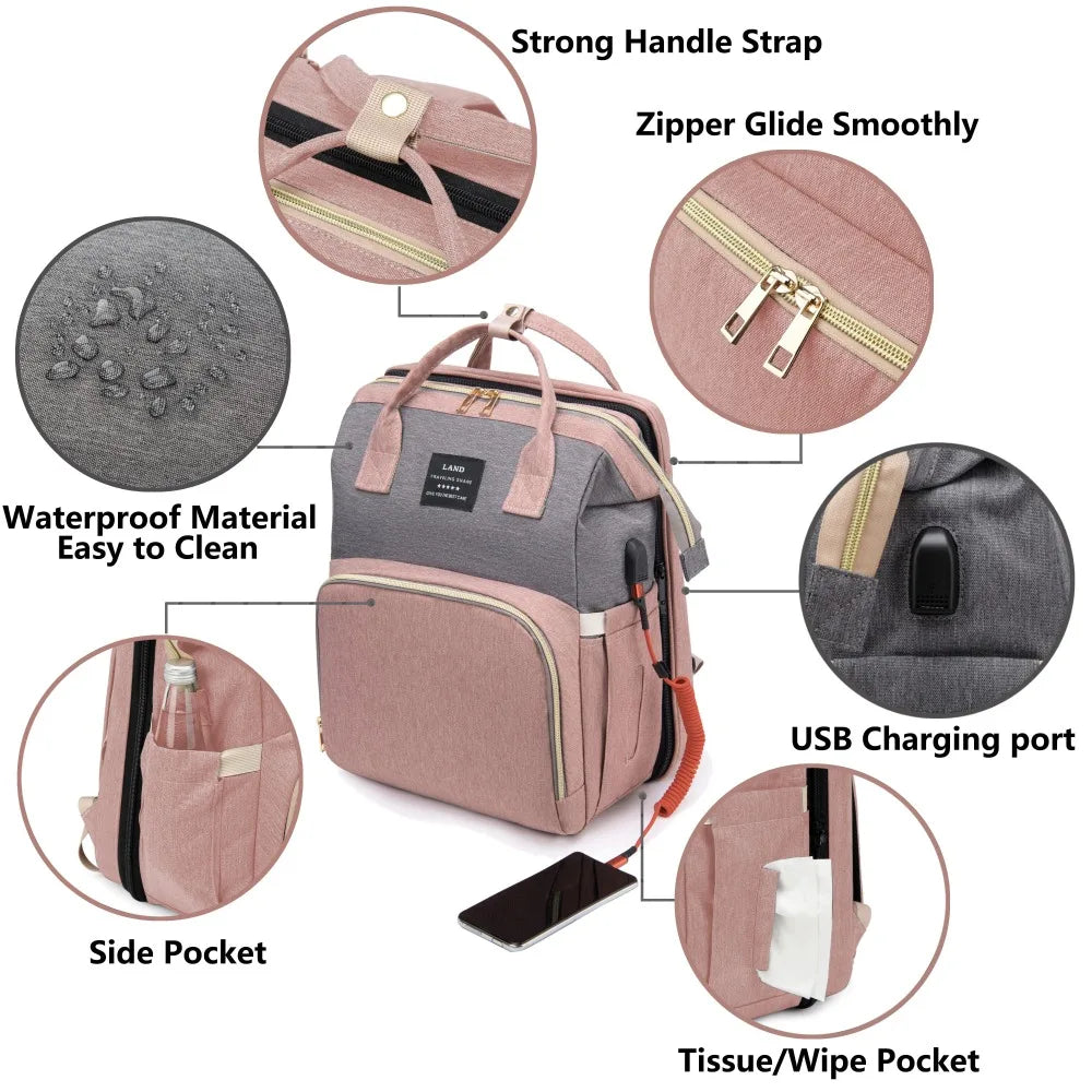 OZmama™ Baby Essentials Bag, Waterproof, High quality